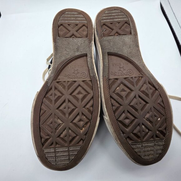 Converse Chuck Taylor Lift High Womens Size 7 Black Platform Shoes Casual Walkin - Picture 8 of 13